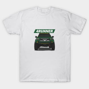 4Runner Toyota Front View - Green T-Shirt